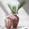 French Teardrop Wave Glass Vase