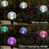 Cracked Glass Ball Solar Garden Lights Outdoor Pathway Decoration