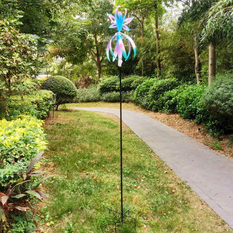 Fairy-Ballerina Wind Spinner Garden Decor Ornament
