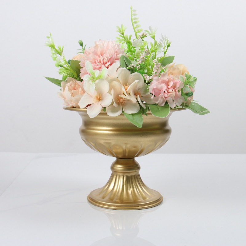 Vintage Iron Hotel Restaurant Vase