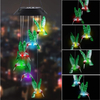 Outdoor Solar Wind Chime Lamp LED Hummingbird Wind Chime