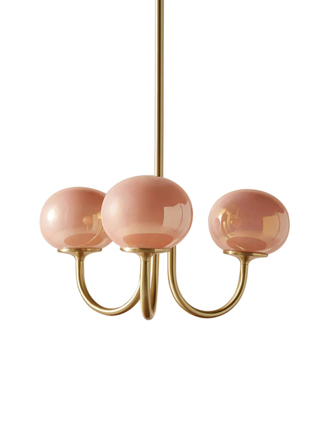 Pink Simple Style Chandelier