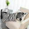 Geometric Zebra-print Throw Pillows