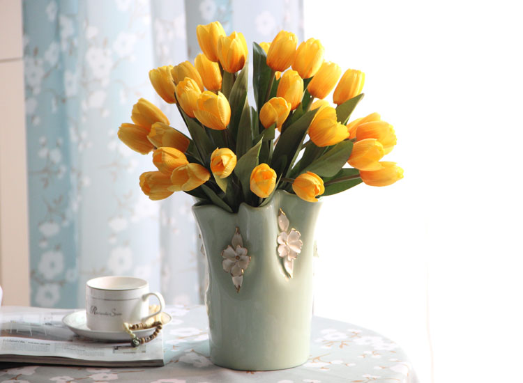 Ceramic Flower Shaped Vase