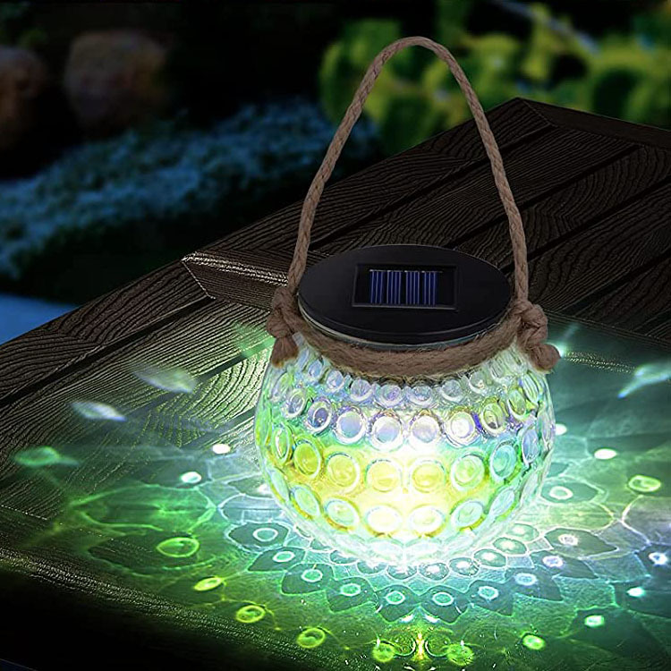 Garden Decoration Waterproof Solar Lantern Glass Bottle Lights
