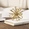 Geometric Ball Sculpture Modern Home Table Top Decor
