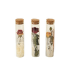 Dried Rose Test Tube Glass Decoration