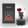 Forever Rose Bear Acrylic Gift Box