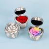 Single Rose Metal Jewellery Box