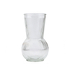 Simple Vertical Clear Semi-circular Vase