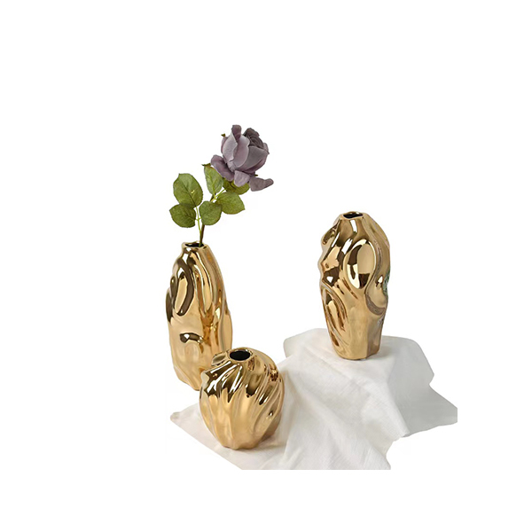 Stardust Gold Modern Decorative Vase