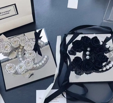 Chanel Shaped Forever Flowers