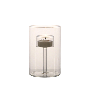 Glass Hurricane Candle Holder for Pillar Candles 