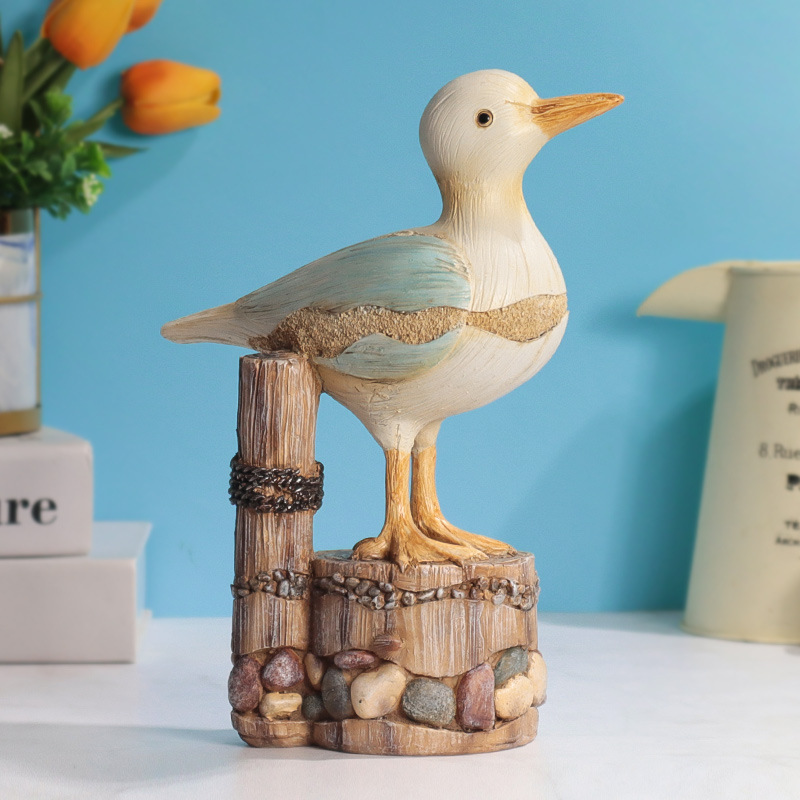 Seagull Statue Indoor Outdoor Decor for Room Yard And Garden