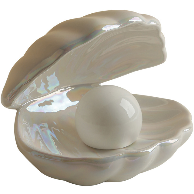 White Shell Pearl Shape Lamp 