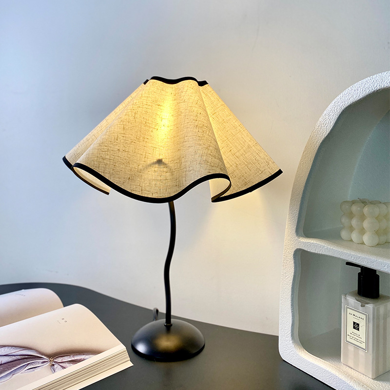 Umbrella Type Iron Table Lamp
