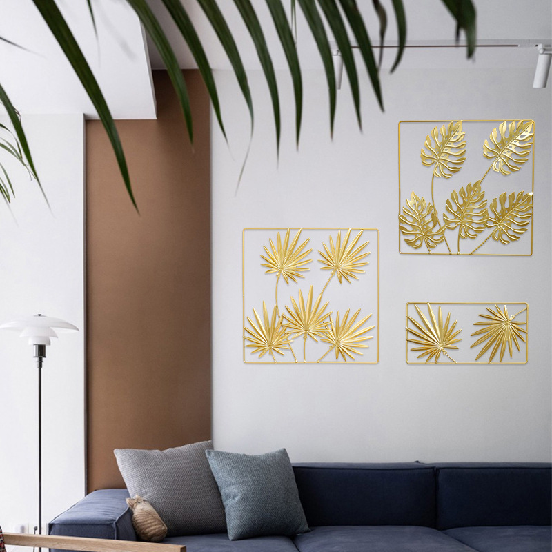 Palm-leaf Iron Wall Decor