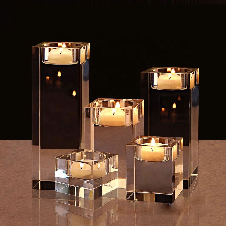 Romantic Crystal Candle Holder