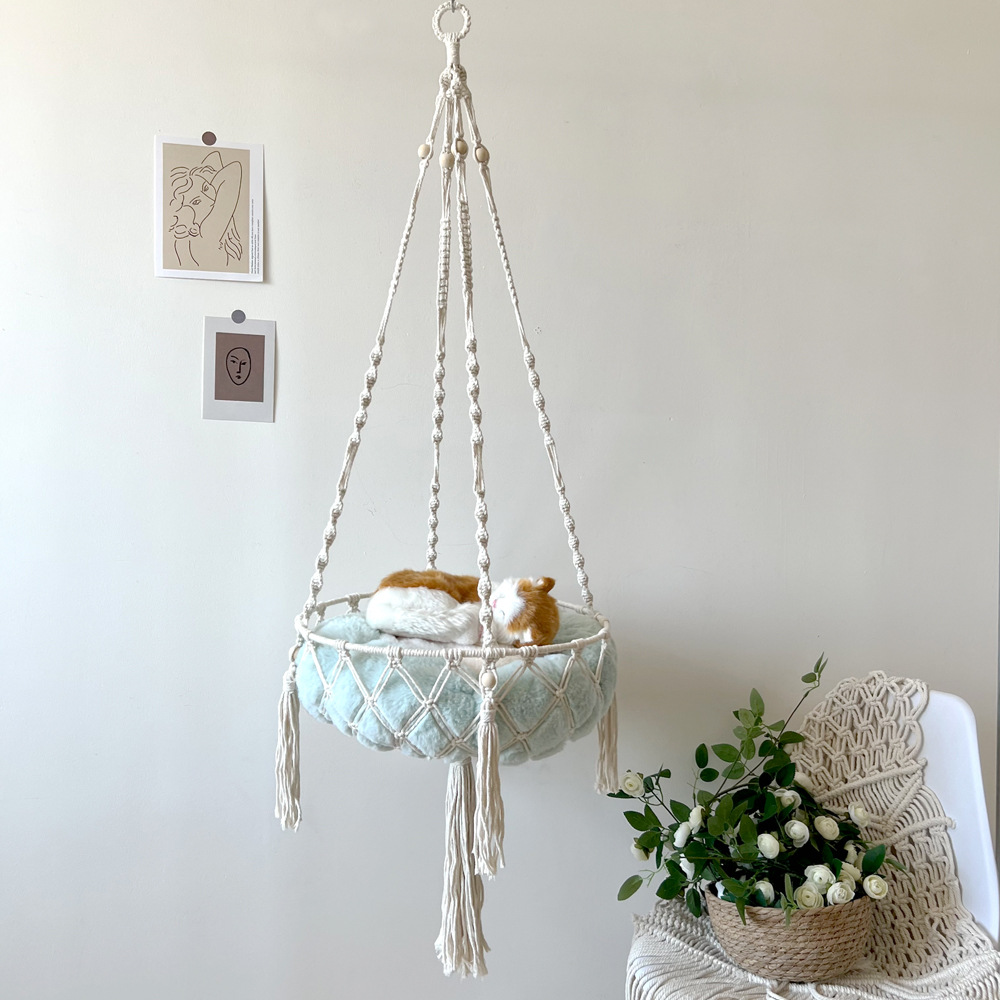 Bohemian Style Pet Hammock Wall Decor