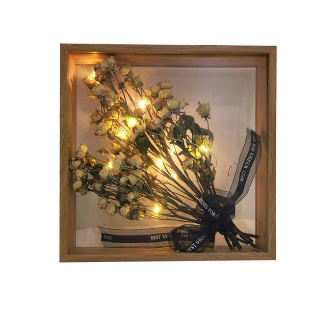 Transparent Dried Flower Photo Frame