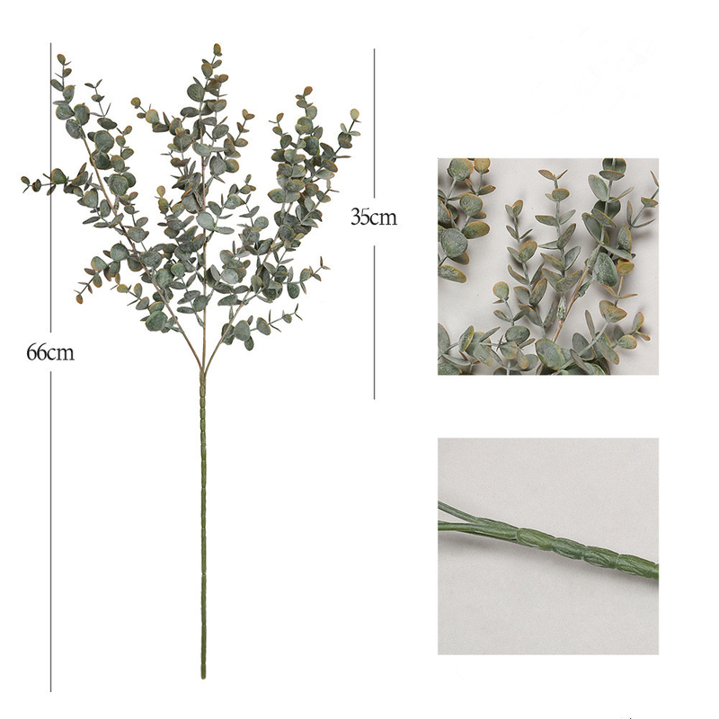 Artificial Plant Fake Leaves Long Stems Indoor Wedding Decor