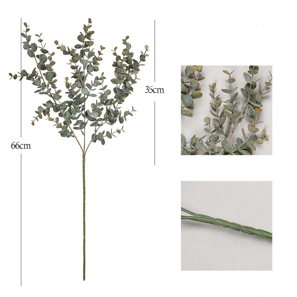 Artificial Plant Fake Leaves Long Stems Indoor Wedding Decor