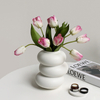 Creamy Ins Style Donut Vase Ceramic