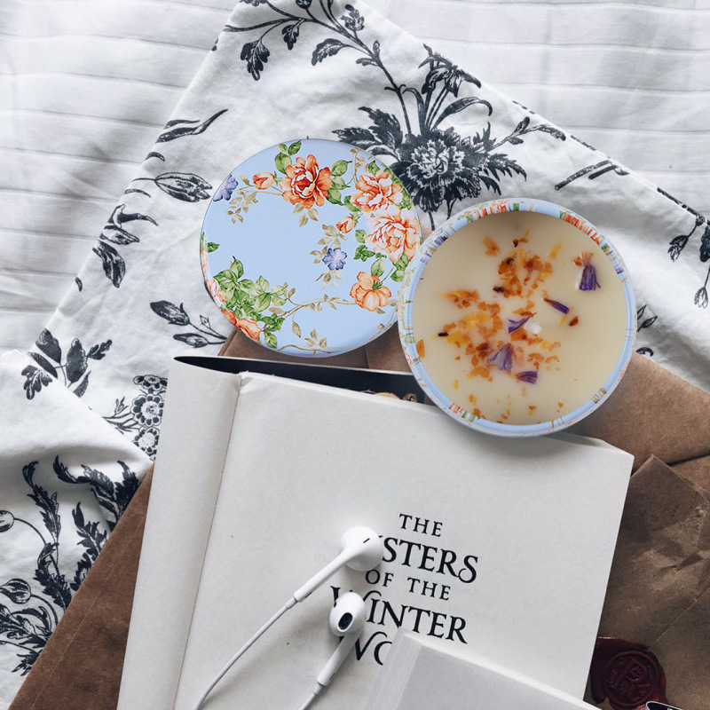 Dried Flower Soy Candle Set of Six