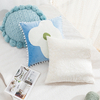 Anomalous Shaped Flower Throw Pillow