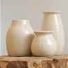 Rustic White Vases for Decor