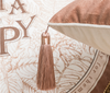 Plain Coloured Tassel Pillow