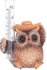 Owl Garden Statue Resin Owl Rain Gauges Outdoor Garden Decor