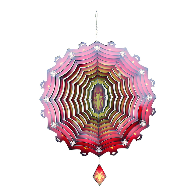 Spider Wind Chimes Halloween Garden Decor