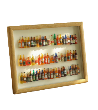 Diy Homemade Creative Small Wine Bottle Decoration Photo Frame