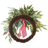 Christmas Wreath with Red Berries