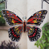 Flying Butterfly Glass Hanging Decoration