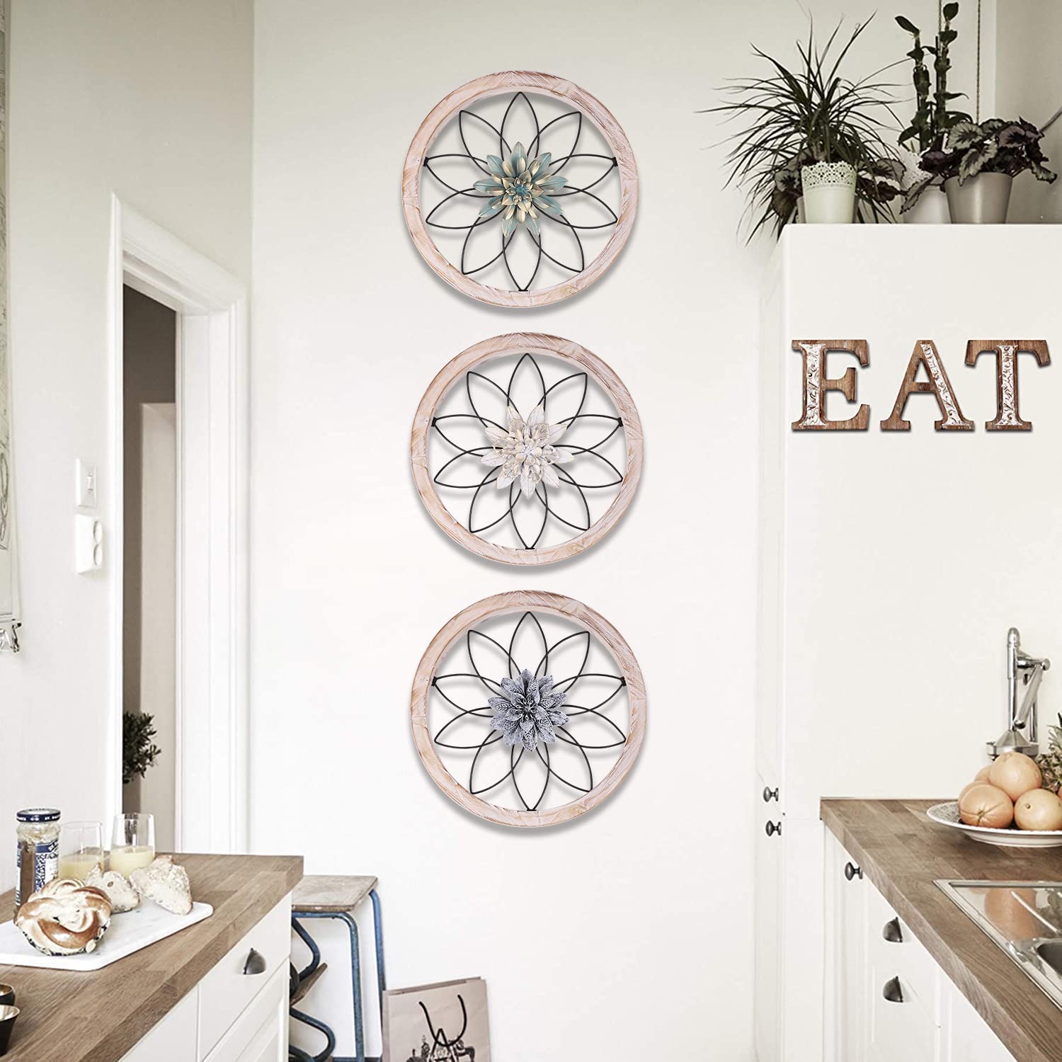 Farmhouse Wall Decor Rustic Home Decor 3 Pieces 