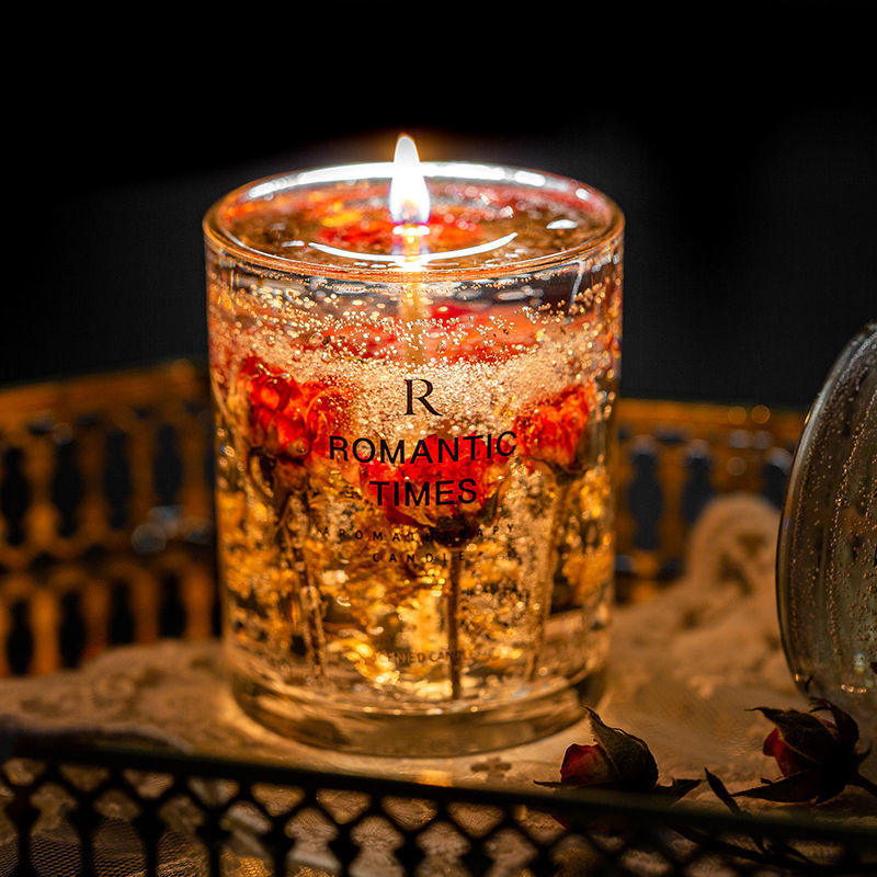Jelly Real Flower Scented Candle