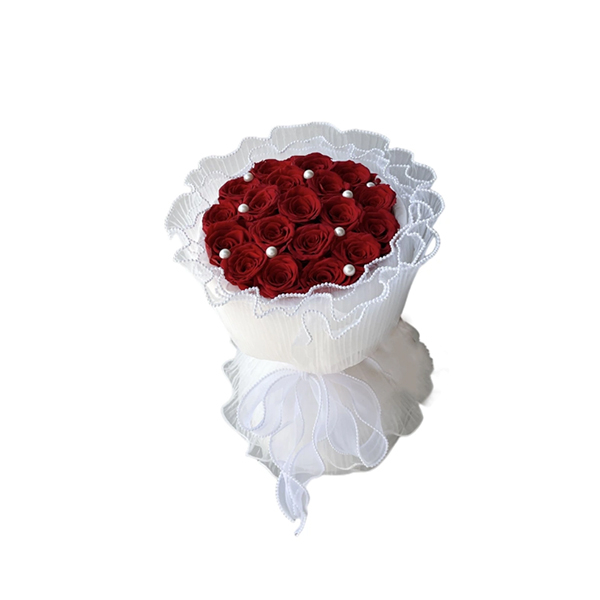 Mermaid Yarn Preserved Flower Bouquet