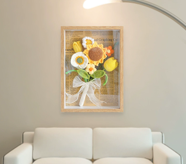 Forever Flowers Mixed Bouquet Photo Frame