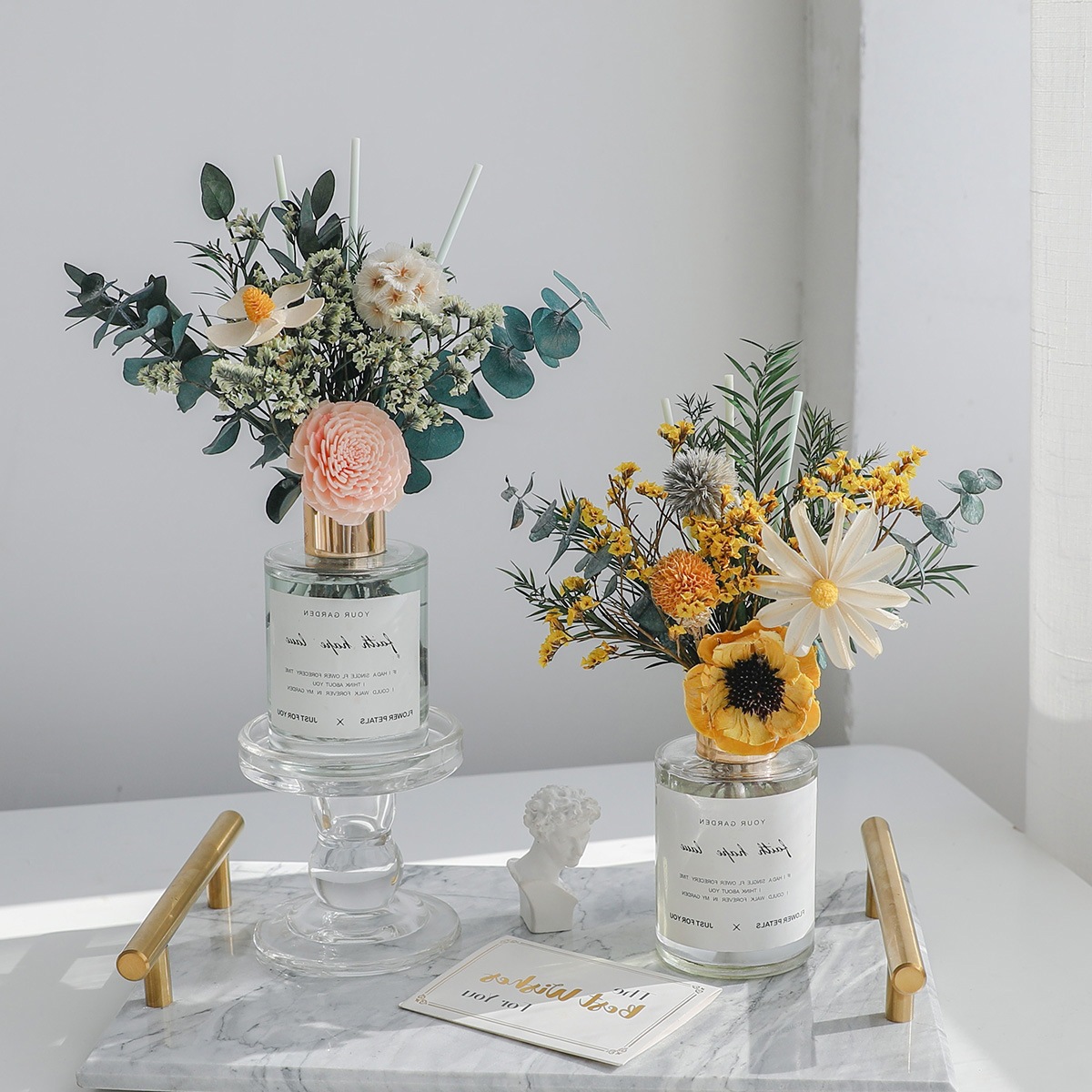 Preserved Flower Oil Diffuser Home Decor Fragrance Gifts