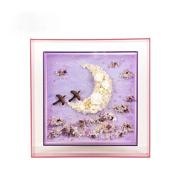 Romantic Series Eternal Flower Photo Frame