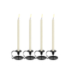 Black Iron Candle Holders Set of 4