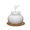 White Simple Lotus Aromatherapy Diffuser