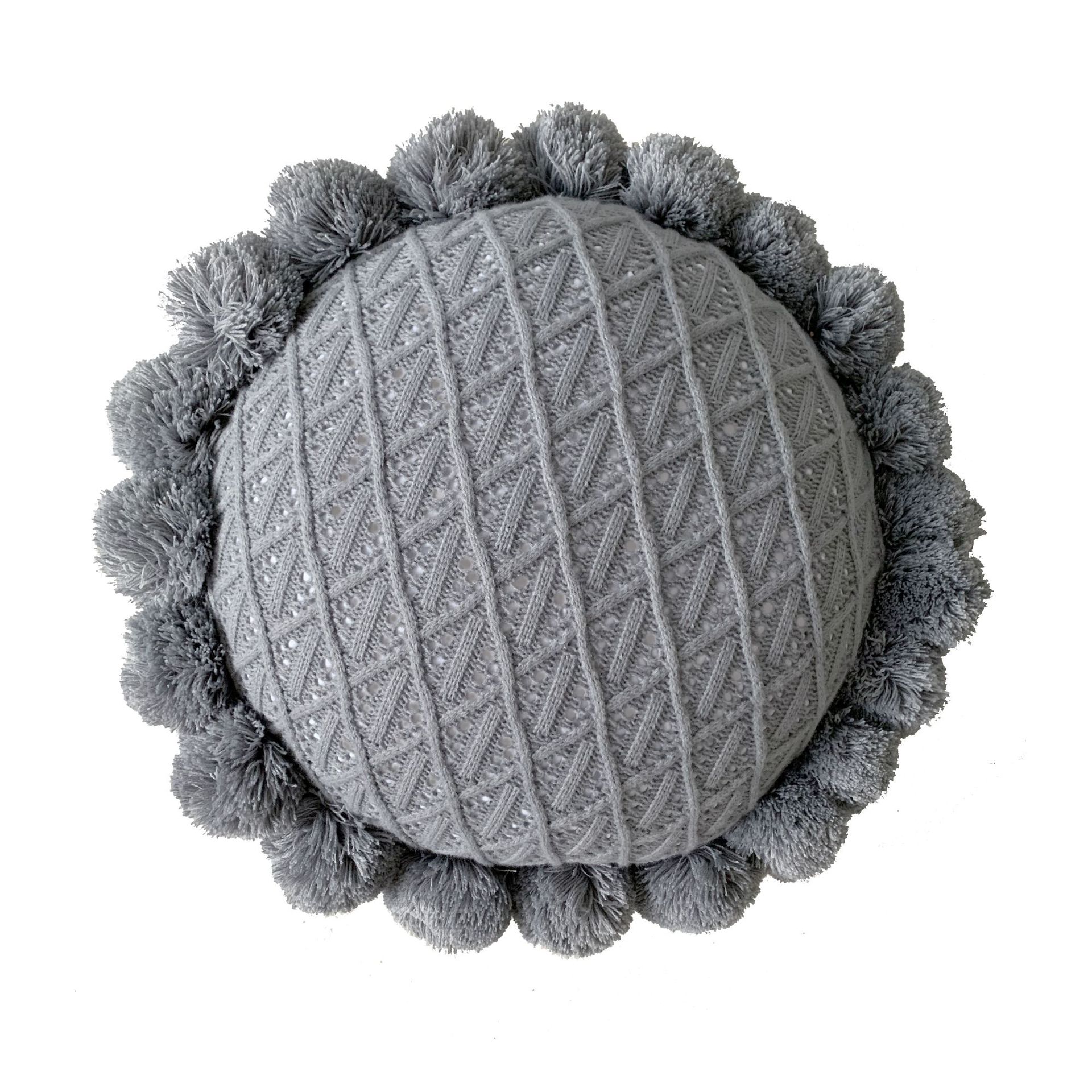 Knitted Woven Pillow Ball Cushion