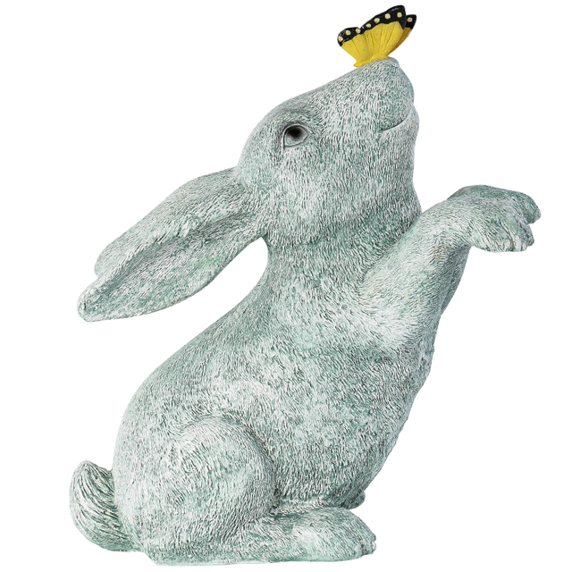 Rabbit Garden Statues And Figurines Garden Decor 