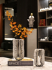 Simple Frosted Glass Vase Decoration