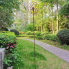 Solar Wind Spinner Willow Leaves Lighting Garden Decor