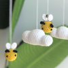 Woven Bee Wall Decor
