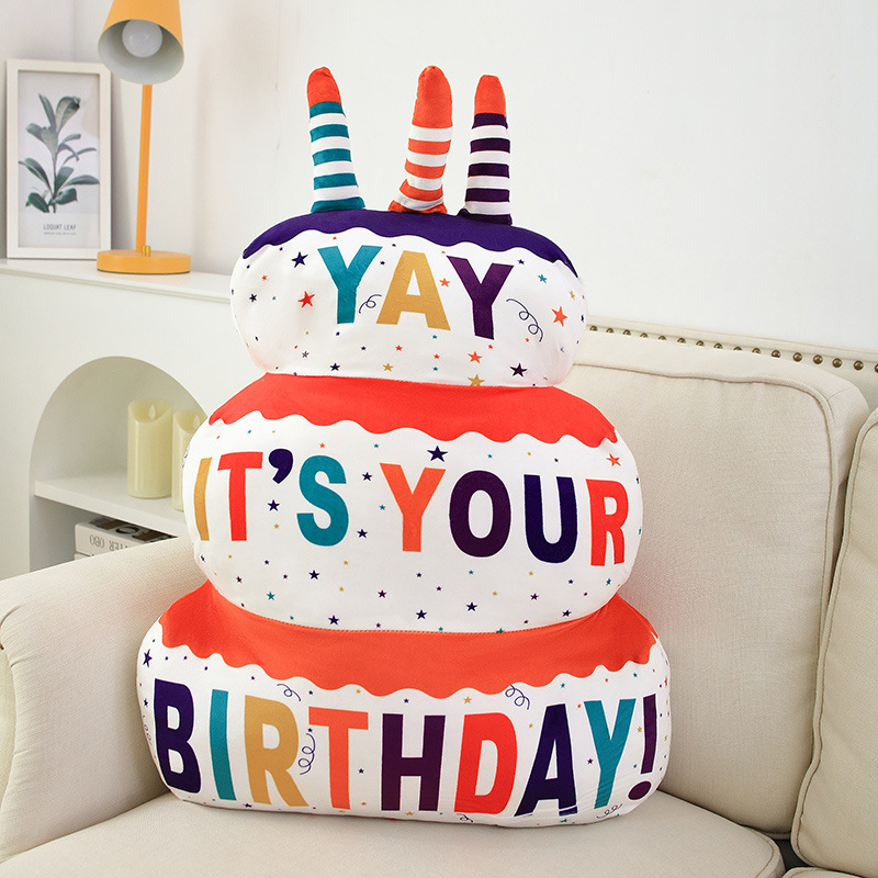 Birthday Cake Throw Pillows